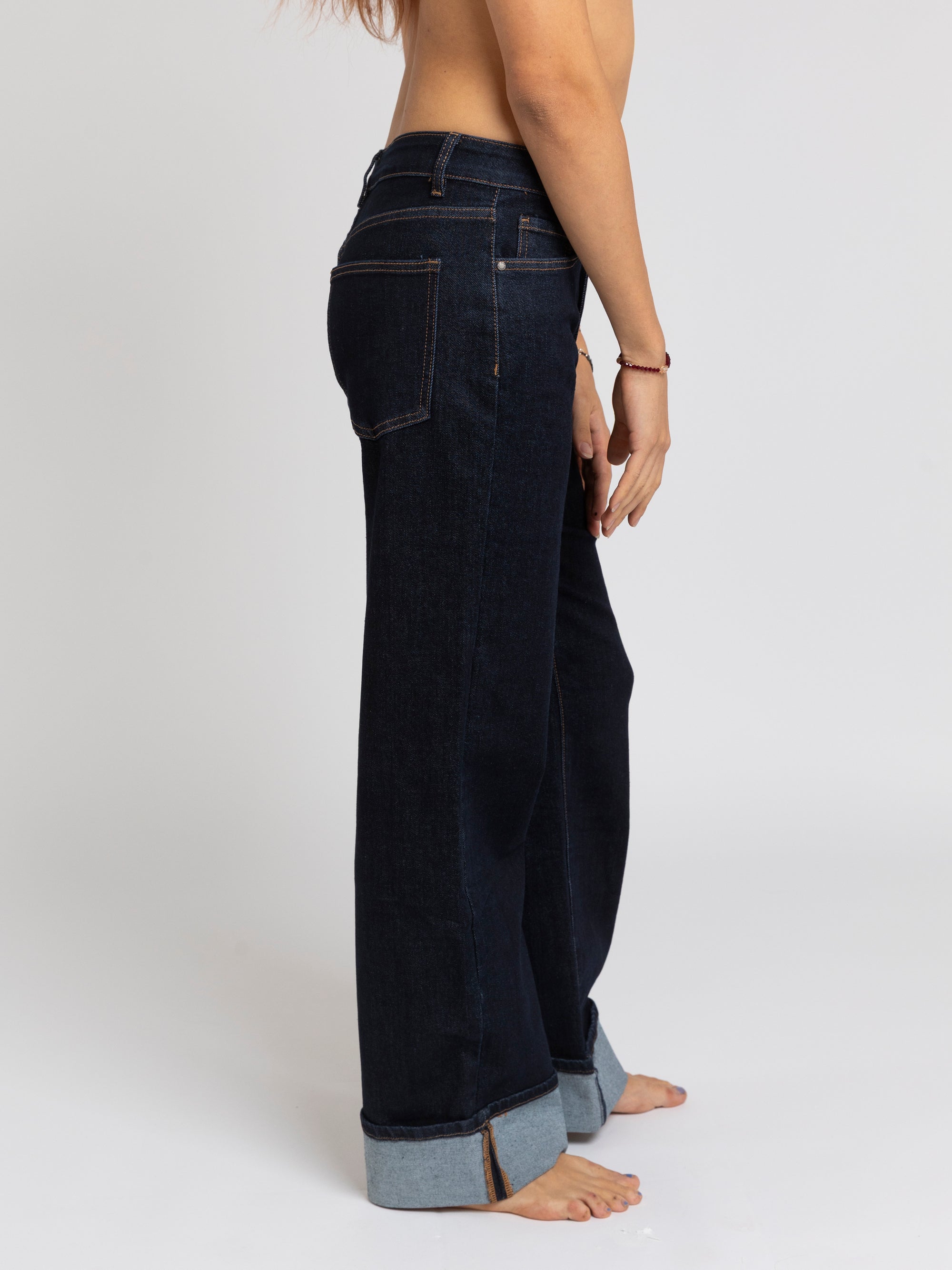 JEANS RISVOLTO