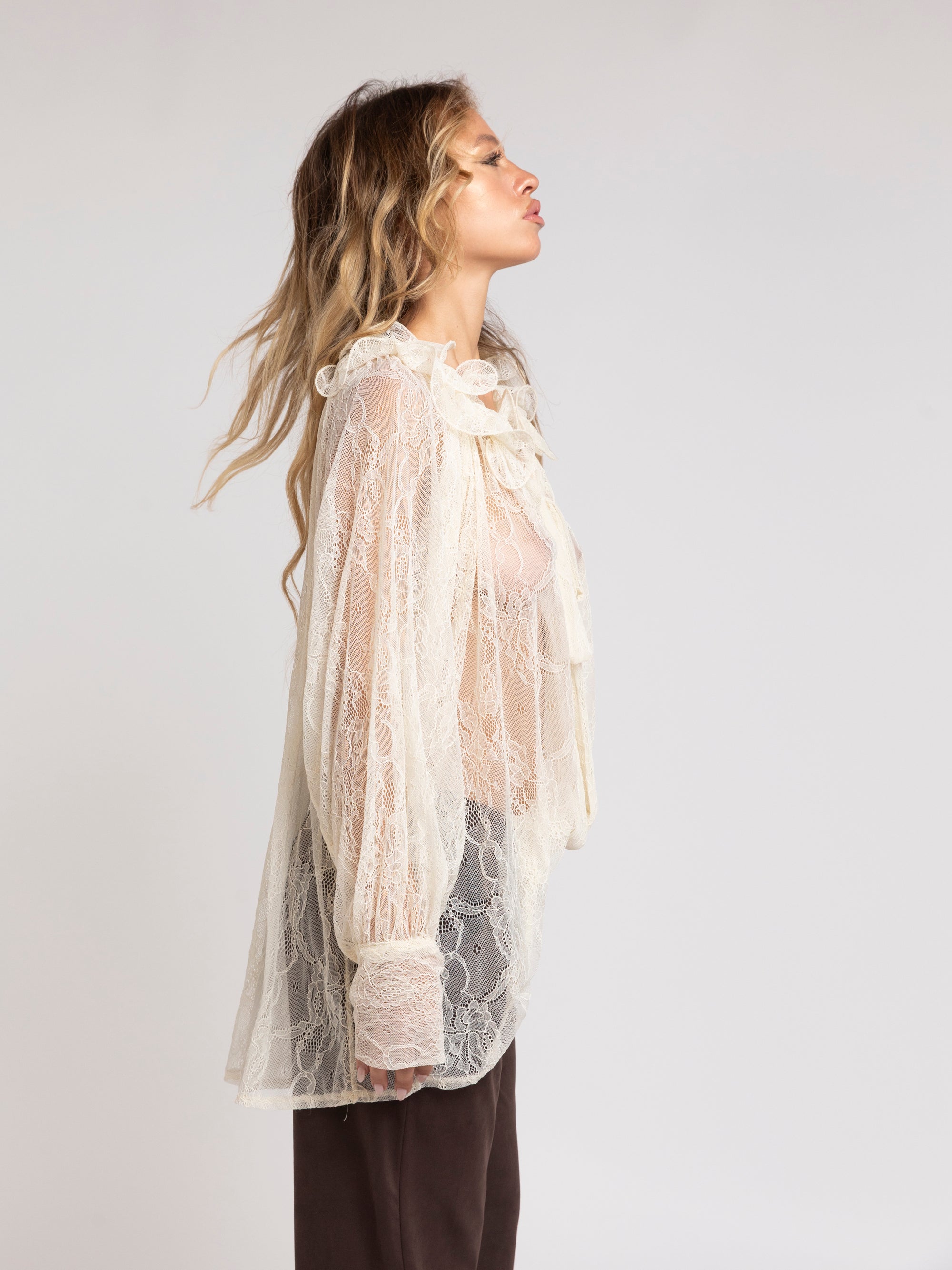 CAMICIA PIZZO