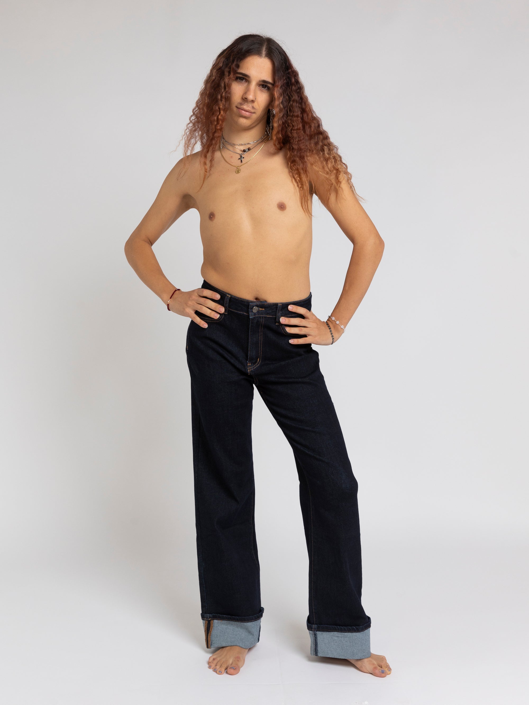 JEANS RISVOLTO